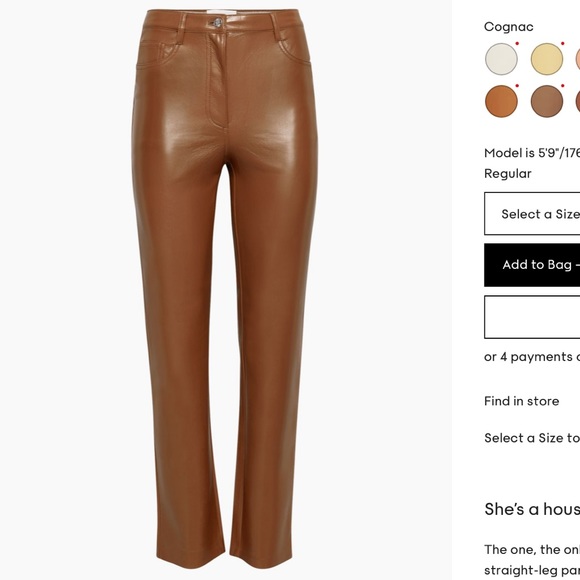 NWOT Wilfred Melina pant - Picture 3 of 3